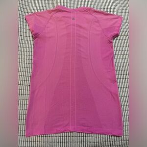 Pink lululemon swiftly shirt size 10